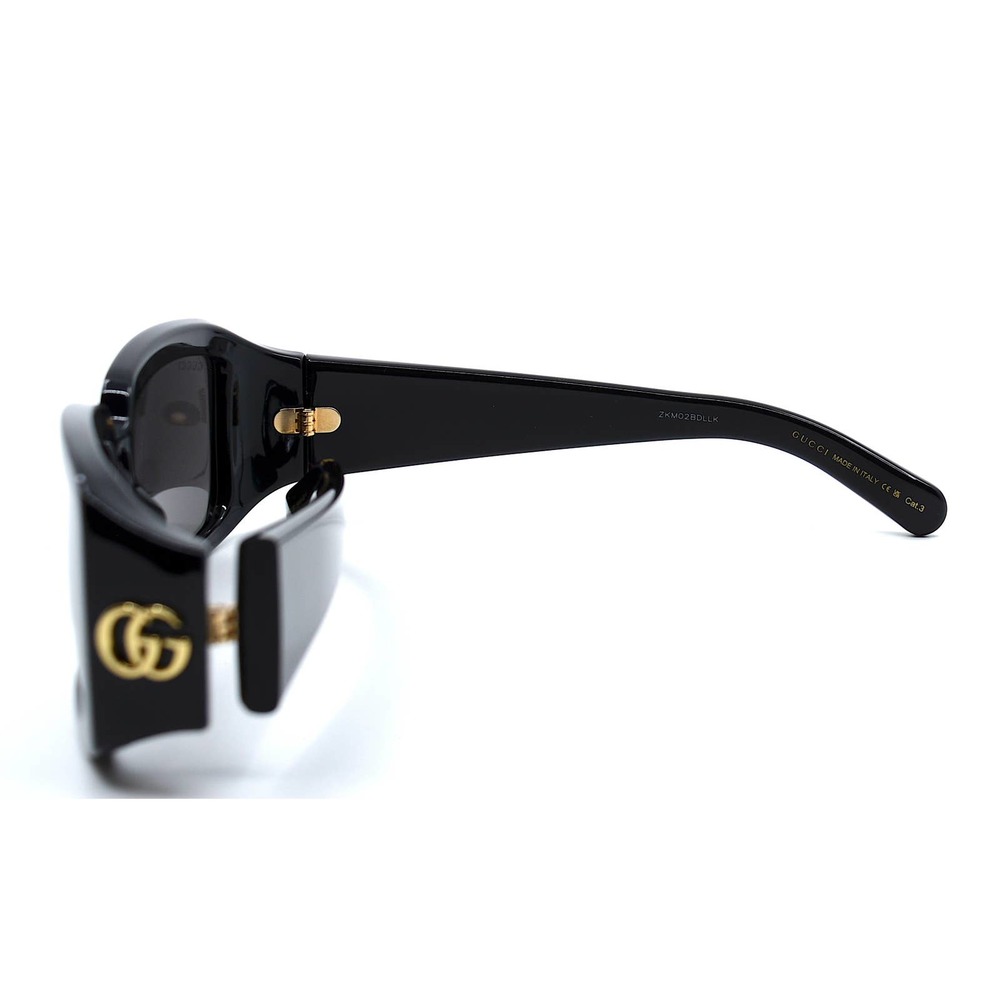 Gucci GG1403S Black Grey Sunglasses Women Authentic Italy New w/ Case - Picture 11 of 16